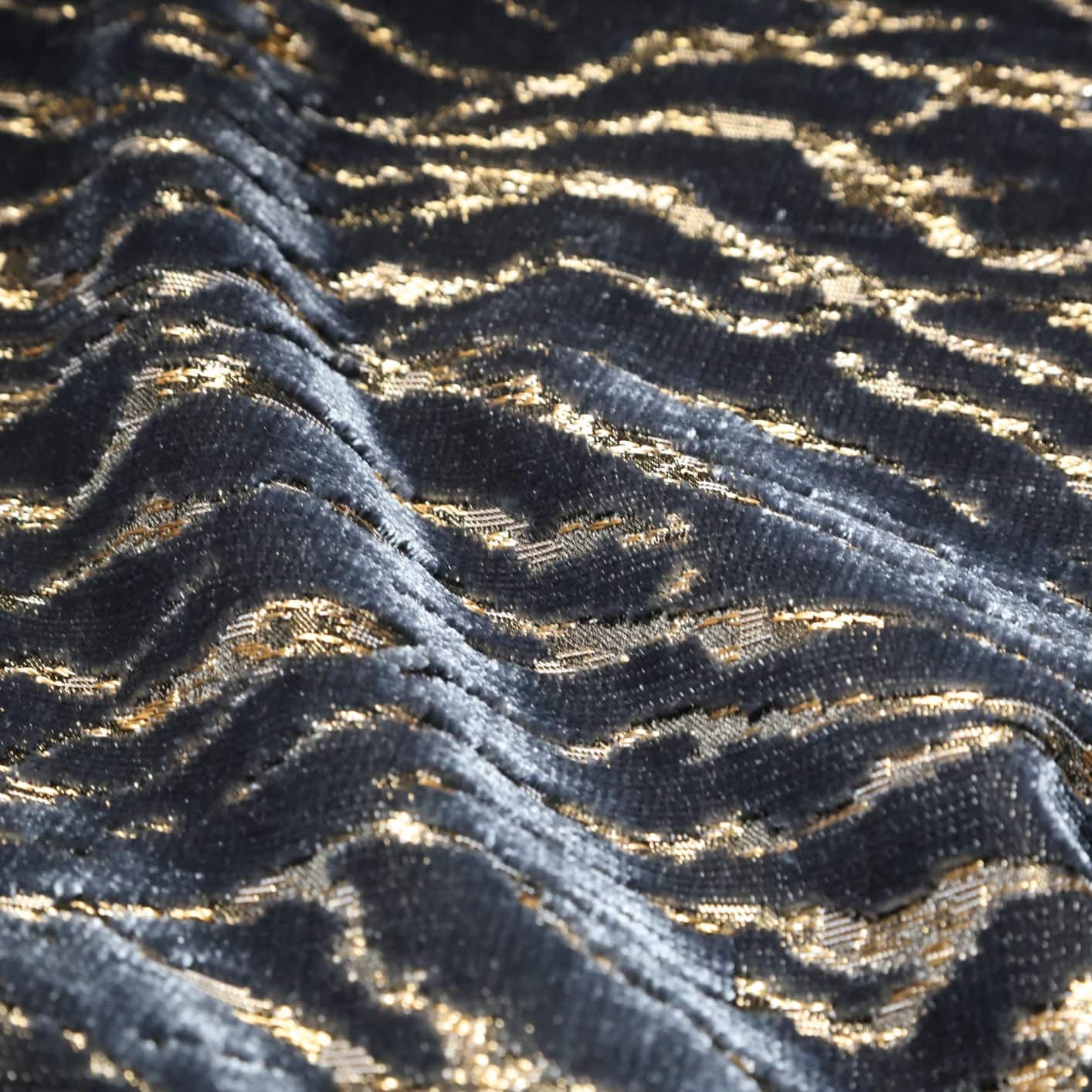 JBL Jacquard velours personnalisation motif tigre tissu à poils coupés Textile de maison de luxe pour canapé