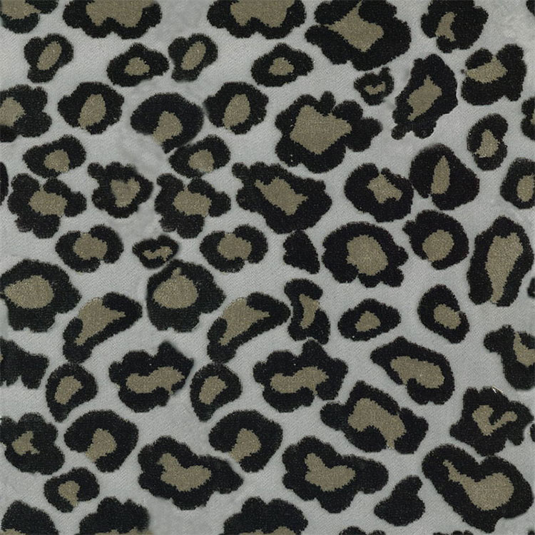 Tissu canapé en boucle de la peau de peau de serpent léopard