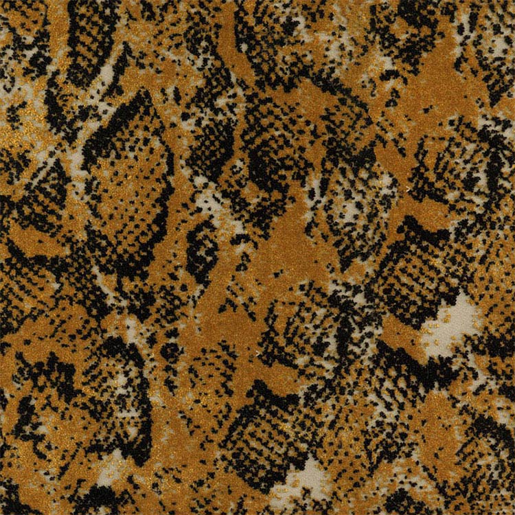 Motif de peau de serpent de luxe Jacquard en boucle en boucle de rayons