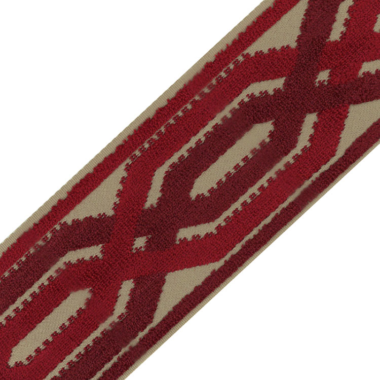 Nouvelle garniture en dentelle de broderie en coton de la frontière de conception